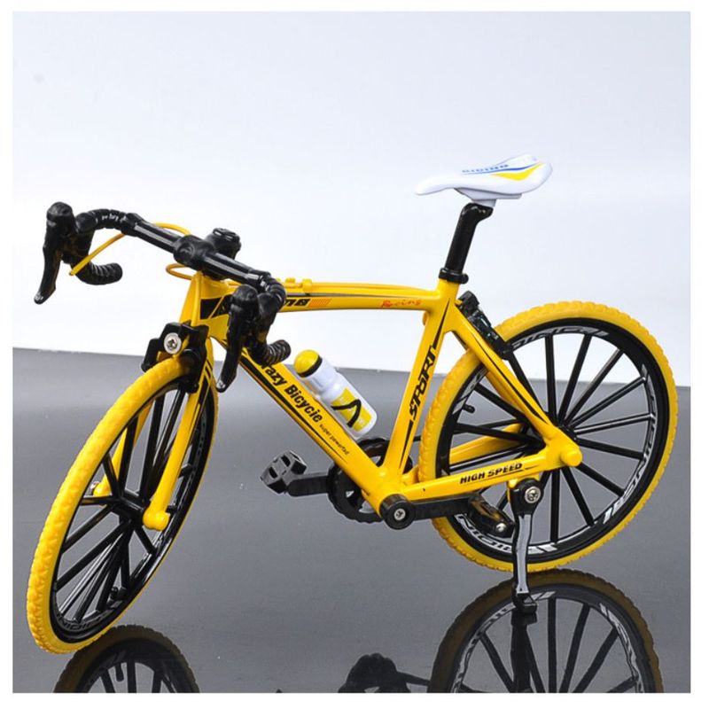 GENERICO - Bicicleta Miniatura  A Escala De Montaña 110 Amarillo