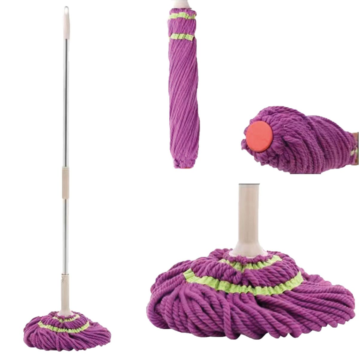 TRIPLE CLEAN - Trapero de micro fibra twist