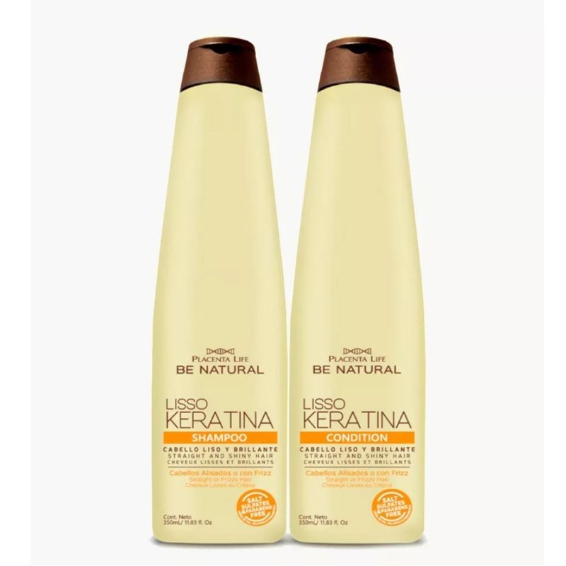 GENERICO - Shampoo  +  Acondicionador Placenta Life Keratina