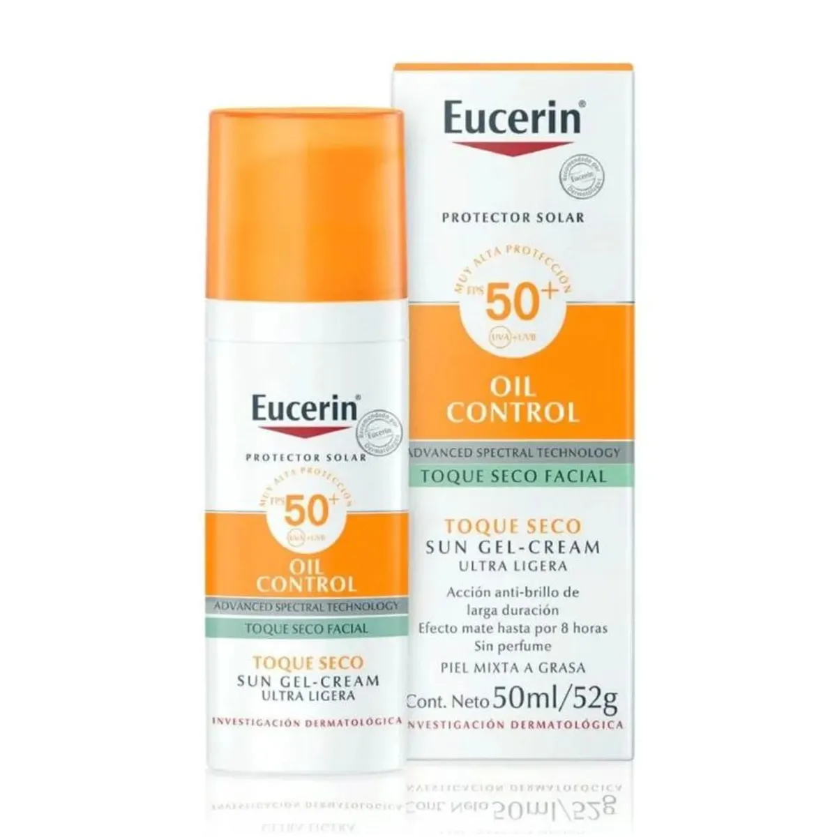 EUCERIN - Sun Gel Oil Control Toque Seco SPF50+ x50ml - Eucerin