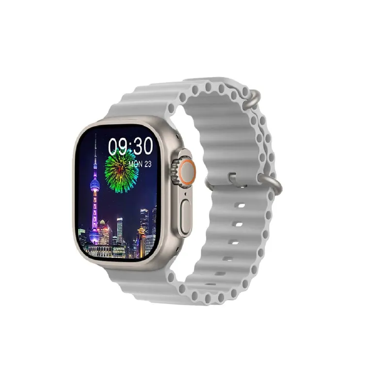 MOBULA - Reloj Inteligente Smart Watch Mobula IWO9 Ultra Plateado unisex