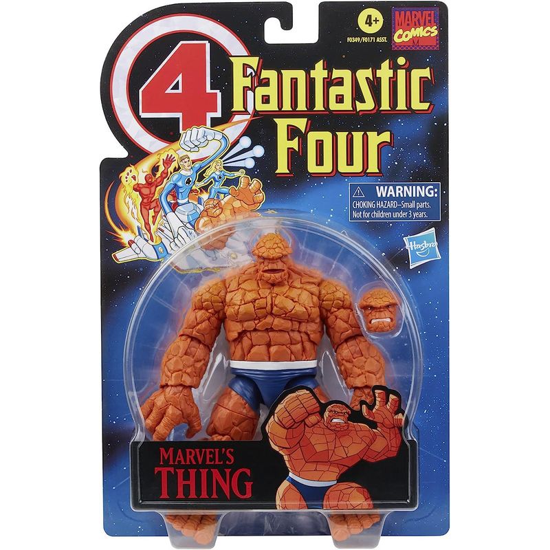 MARVEL - The Thing La Mole Figura 4 Fantásticos Marvel Legends 18 Cm
