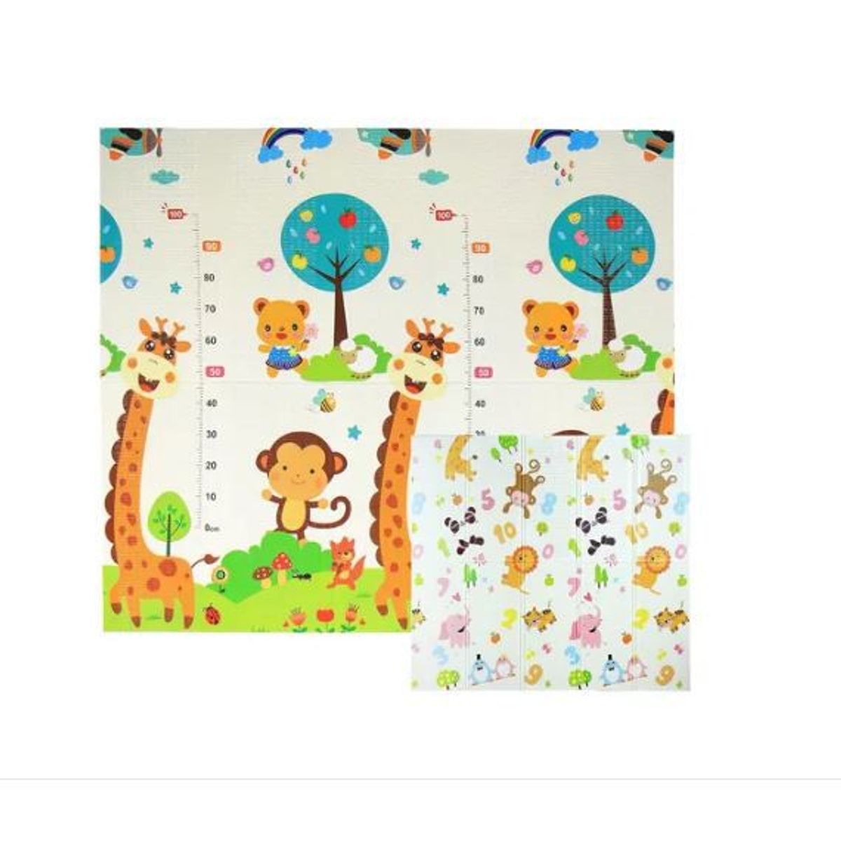 AMERICO SHOP - Tapete De Juego Plegable Gateo Bebe 150x200 Cm Doble Faz