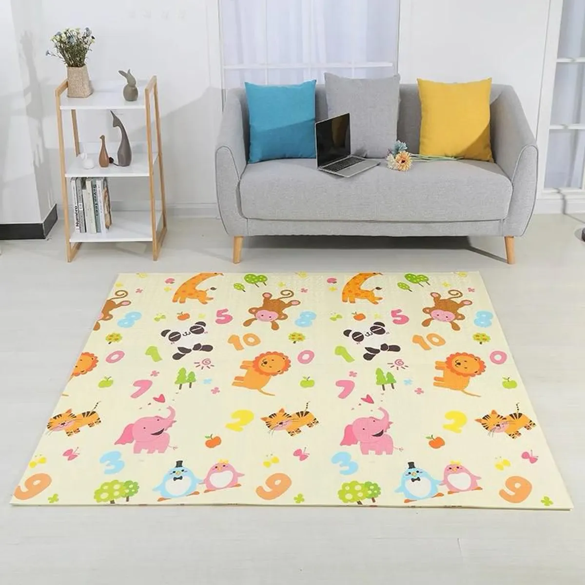 AMERICO SHOP - Tapete De Juego Plegable Gateo Bebe 150x200 Cm Doble Faz