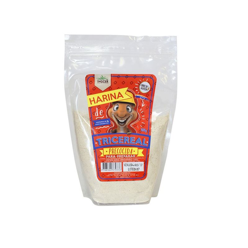 GENERICO - Harina Tricereal Ingcer Sin Gluten X 500Gr