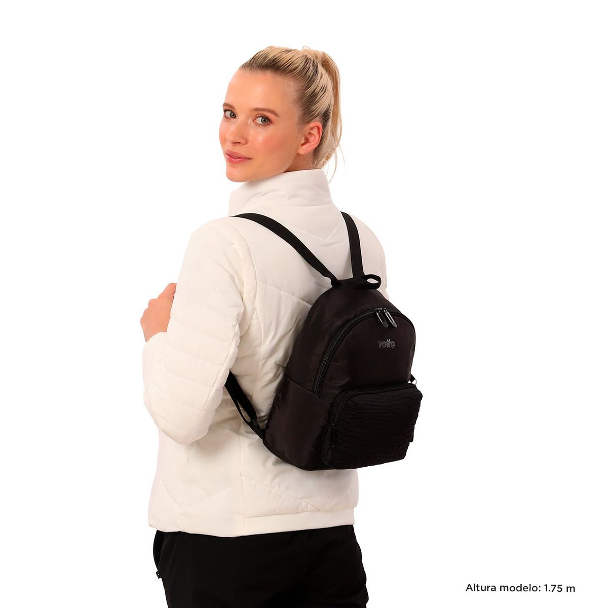 TOTTO - Bolso Pequeño Baltra Negro Mujer