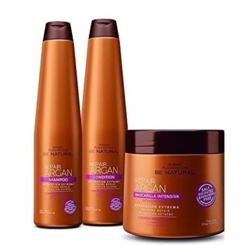 GENERICO - Kit Placenta Lif Argan R Sham  Acond  Masc