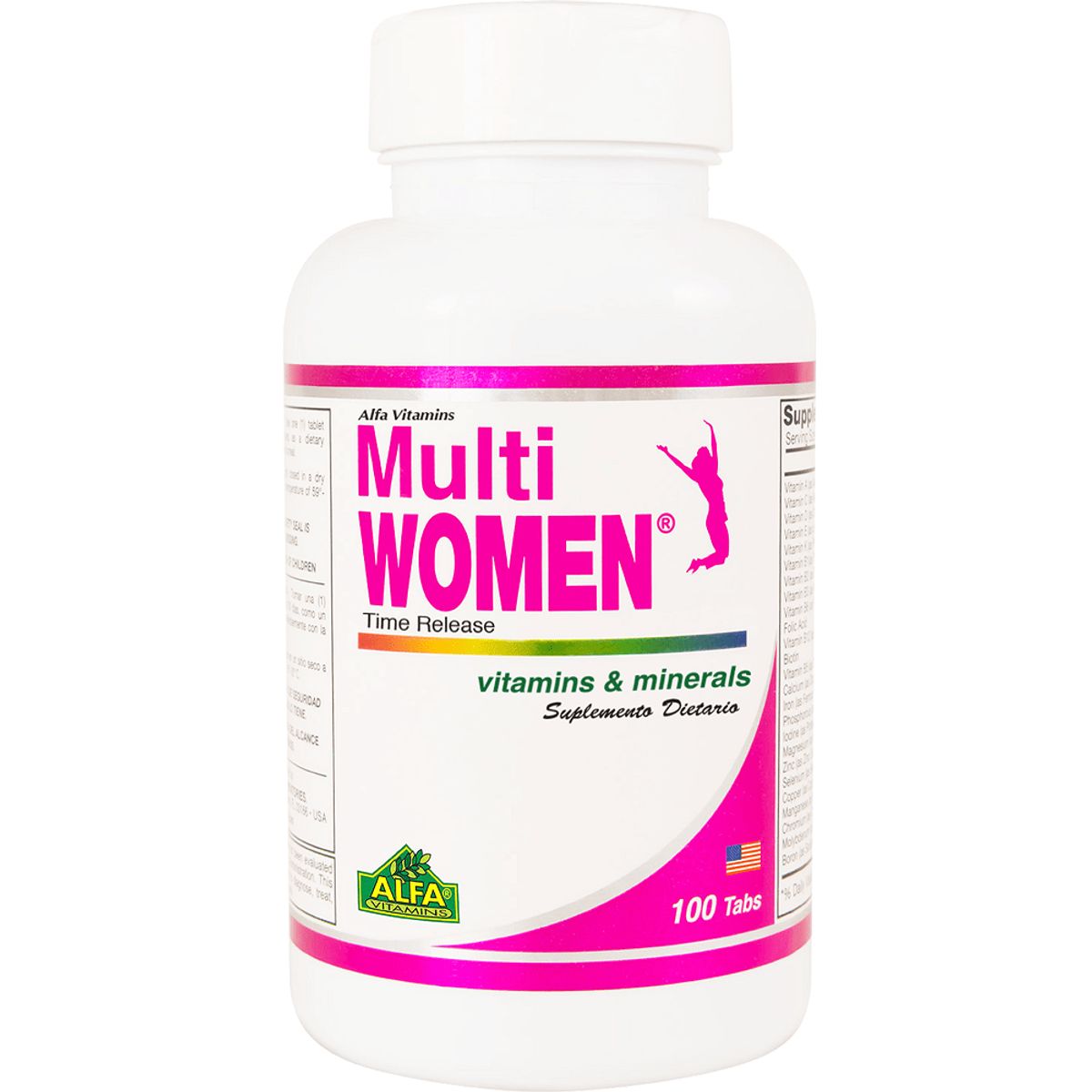 ALFA VITAMINS - Alfa Vitamins Multi-Women X 100 Tabletas