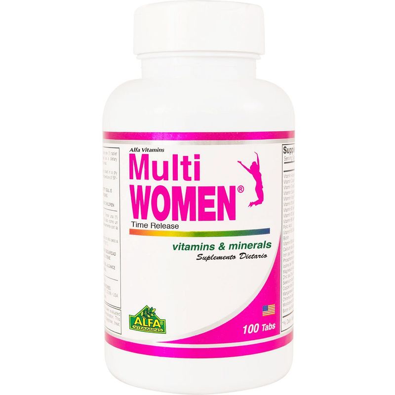 ALFA VITAMINS - Alfa Vitamins Multi-Women X 100 Tabletas