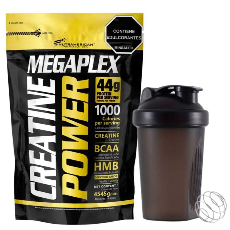 MEGAPLEX - Proteína Megaplex Creatine Power Hipercalórica 10 lb