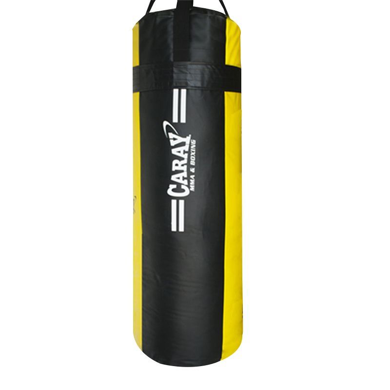 CARAY - Saco De Boxeo Profesional Negro/Amarillo 1,20 MTS  x 40