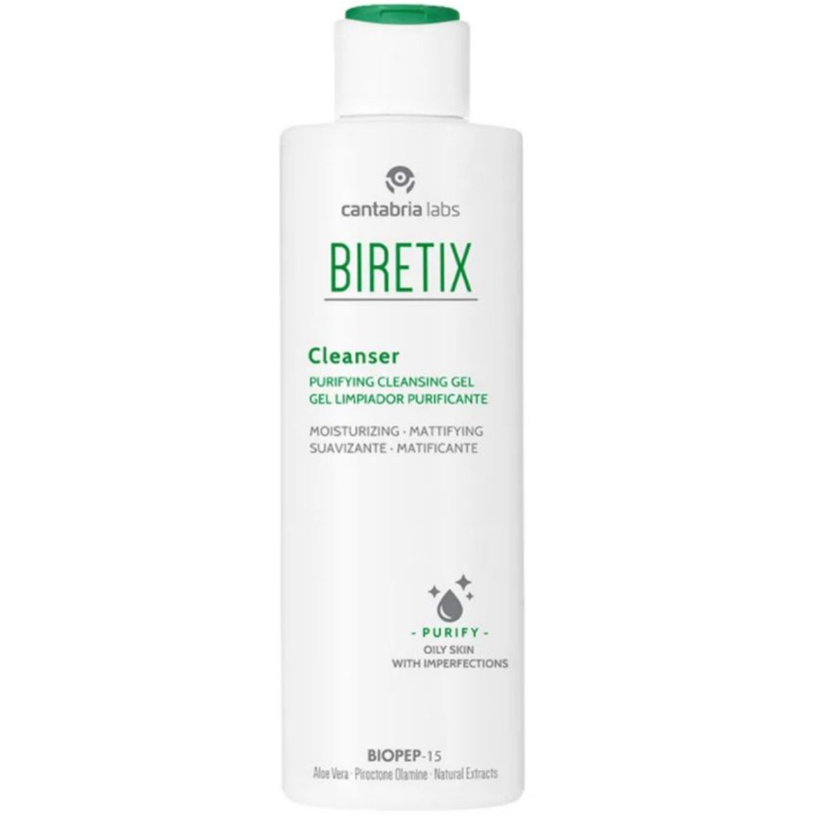 BIRETIX - Biretix Cleanser Gel Limpiador x 200ml - Cantabria Labs123