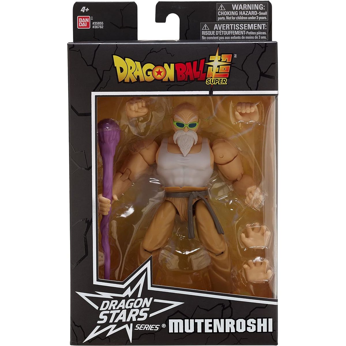 BANDAI - Muten Maestro Roshi Figura Dragon Super Stars Bandai 16 Cm