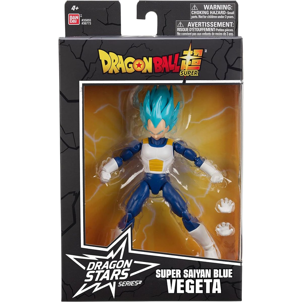 BANDAI - Vegeta Saiyan Blue Figura Dragon Ball Super Stars Bandai