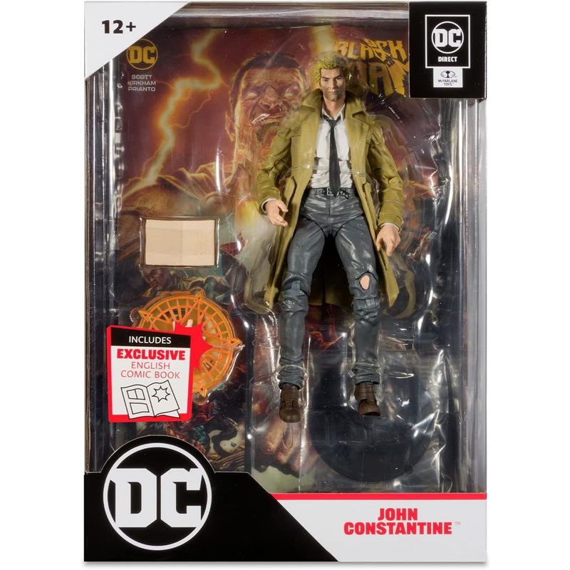 DC COMICS - John Constantine Figura Black Adam DC Mcfarlane Toys 18 Cm