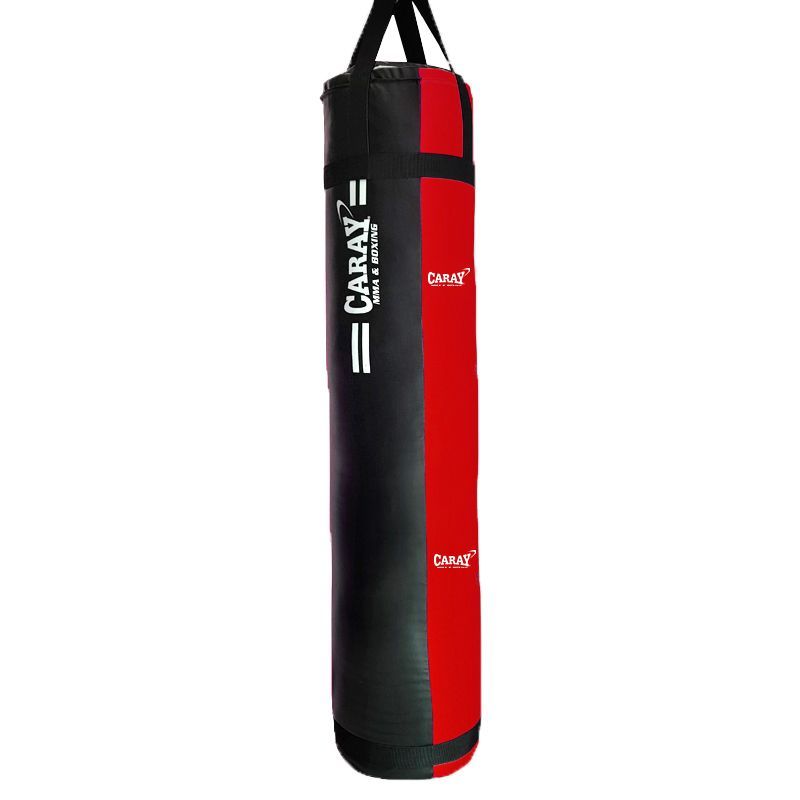 CARAY - Saco De Boxeo Negro/Rojo Extralargo 1,50 MTS X 30