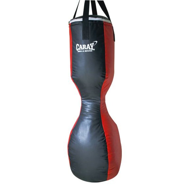 CARAY - Saco De Boxeo Silueta Humana Negro/Rojo 1,55 MTS X 33