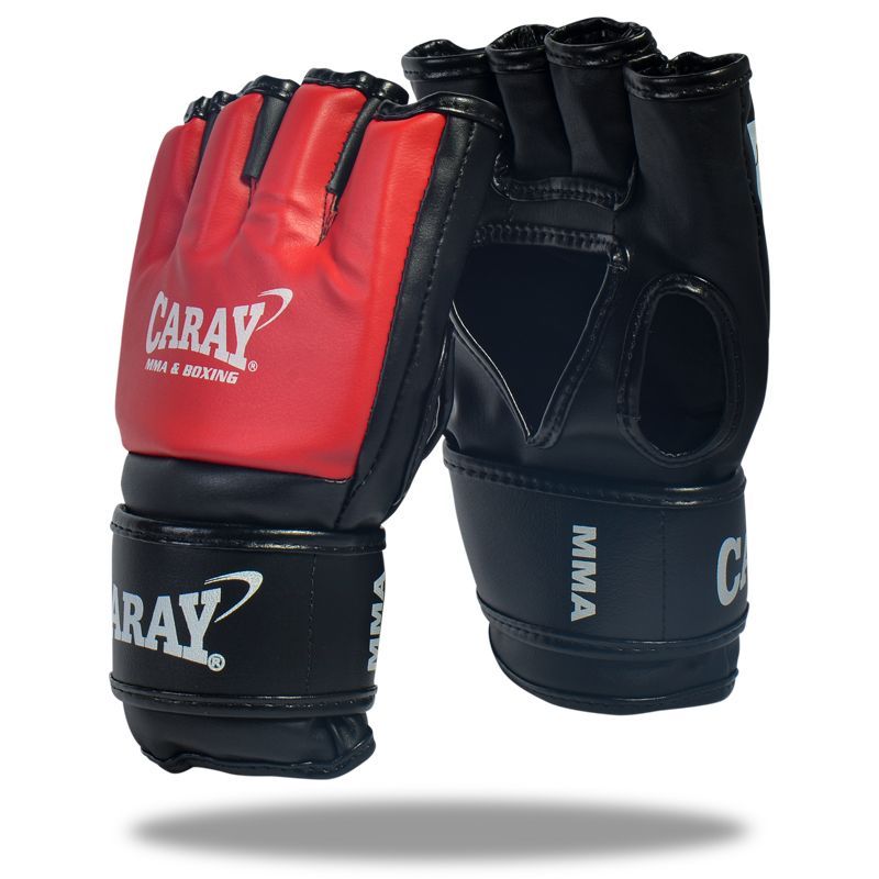 CARAY - Guante MMA Pro l Talla M Rojo-Negro Caray