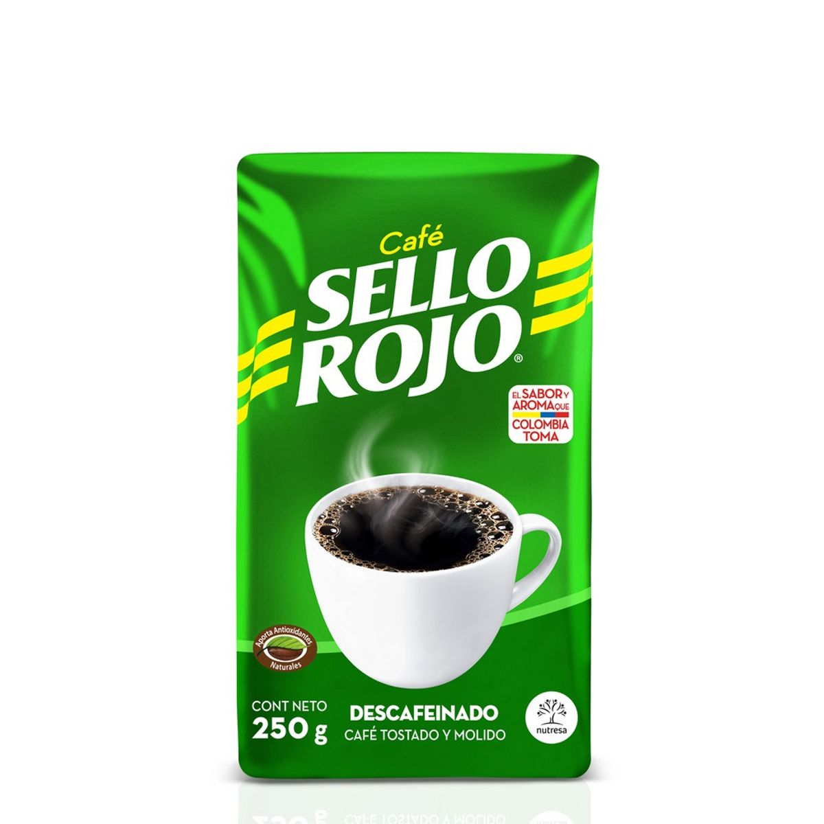 SELLO ROJO - Cafe Sello Rojo Descafeinado X 250G