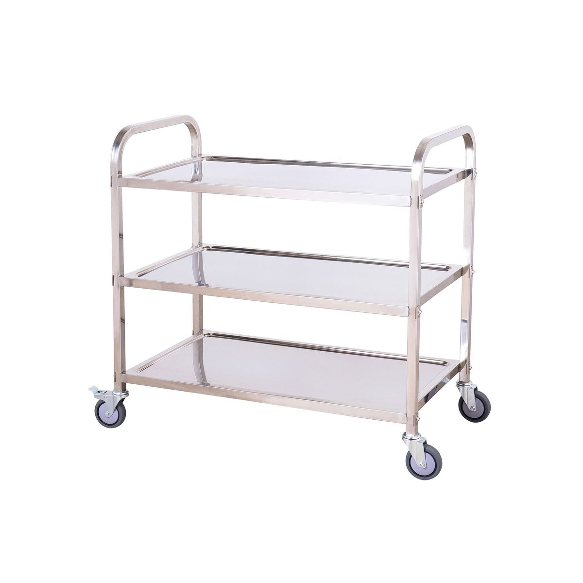 TRIPLE CLEAN - Carro de servicio en acero