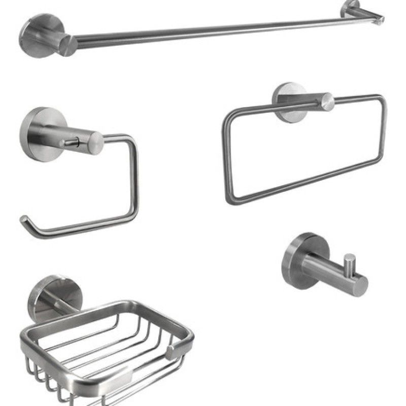 CCOL - Accesorio 5 Piezas Belgrado Satinado Acero Inox