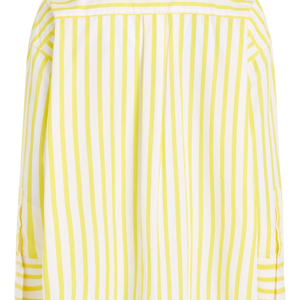 TOMMY HILFIGER - Camisa De Rayas Amarillas De Corte Ancho Tommy Hilfiger