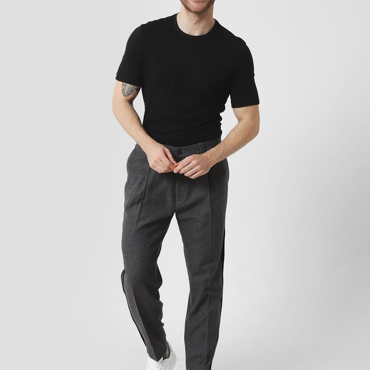 TOMMY HILFIGER - Pack de 3 Camisetas Negras Para Hombre Tommy Hilfiger