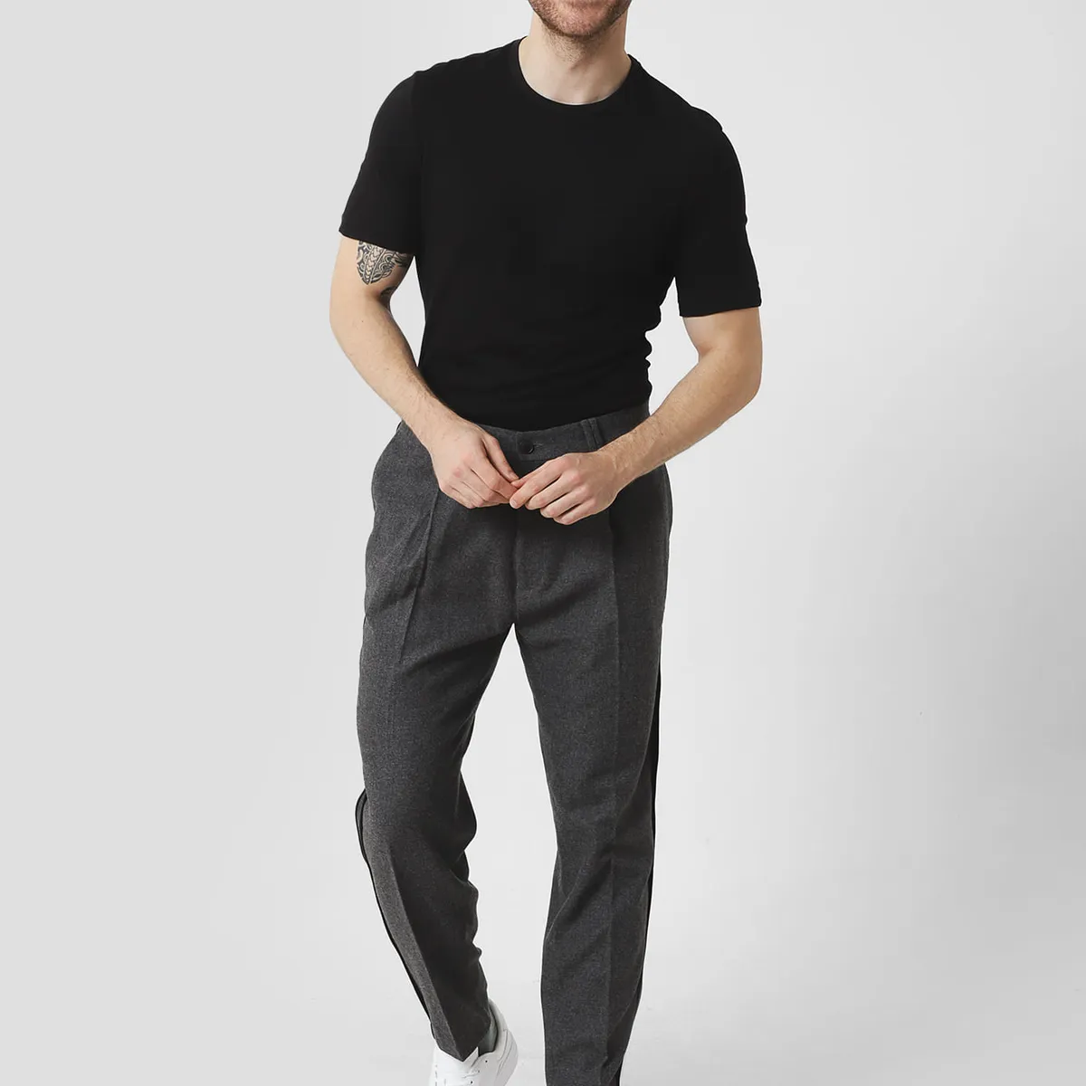 TOMMY HILFIGER - Pack de 3 Camisetas Negras Para Hombre Tommy Hilfiger