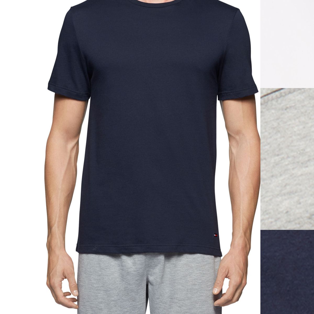 TOMMY HILFIGER - Pack de 3 Camisetas Cuello Redondo Para Hombre Tommy Hilfiger