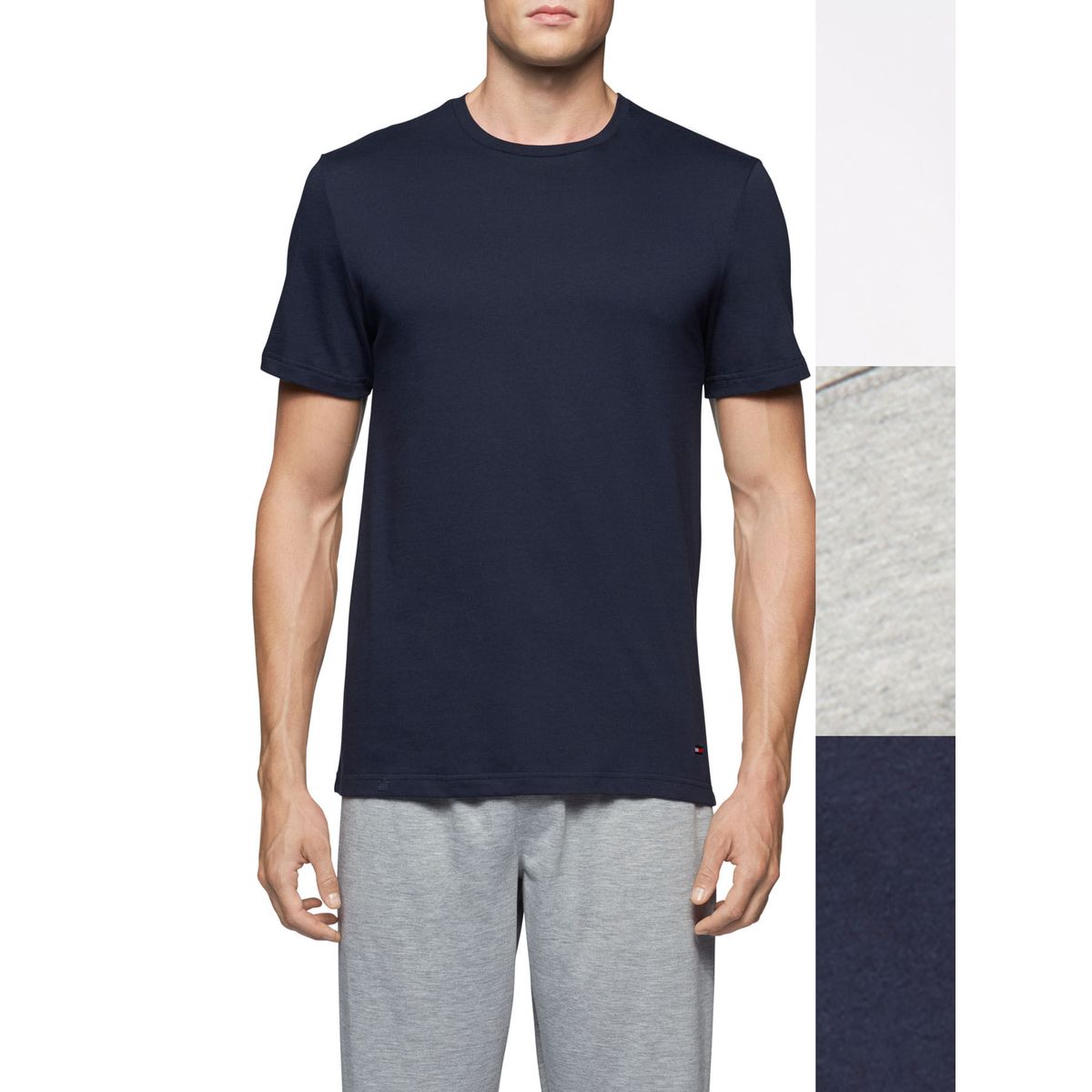 TOMMY HILFIGER - Pack de 3 Camisetas Cuello Redondo Para Hombre Tommy Hilfiger