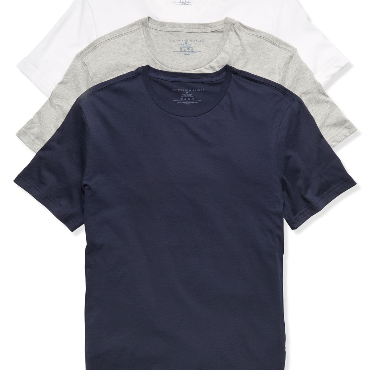 TOMMY HILFIGER - Pack de 3 Camisetas Cuello Redondo Para Hombre Tommy Hilfiger