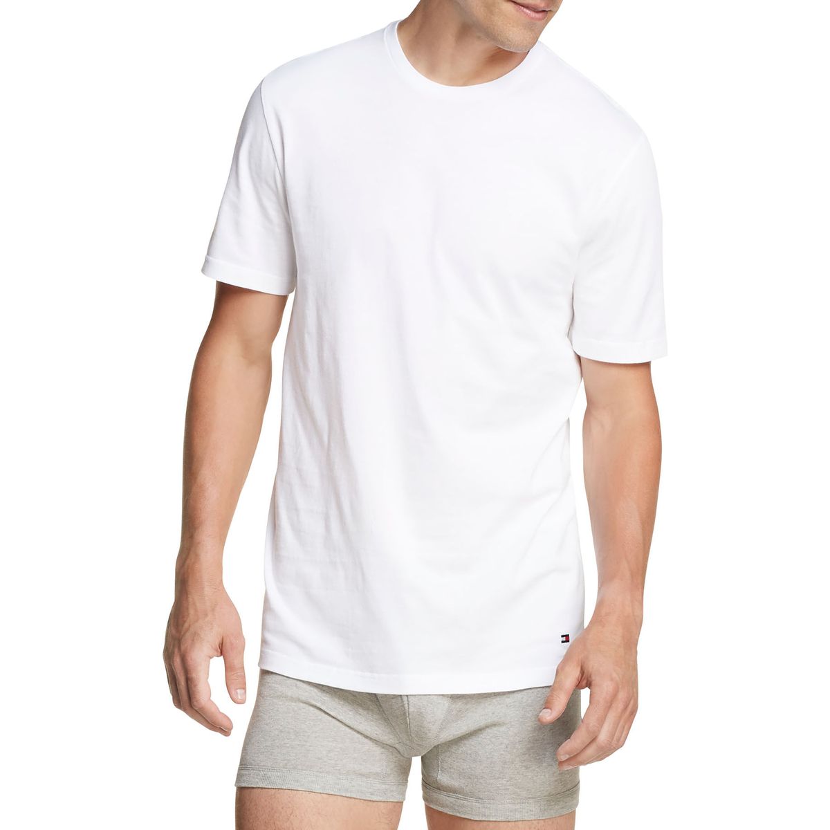 TOMMY HILFIGER - Pack de 3 Camisetas Blancas Cuello redondo Tommy Hilfiger