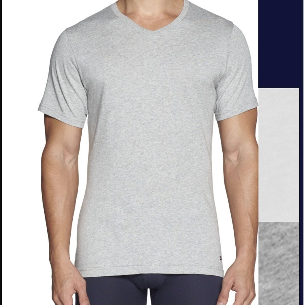 TOMMY HILFIGER - Paquete De Tres Camisetas Para Hombre  Tommy Hilfiger
