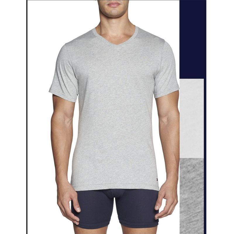 TOMMY HILFIGER - Paquete De Tres Camisetas Para Hombre  Tommy Hilfiger