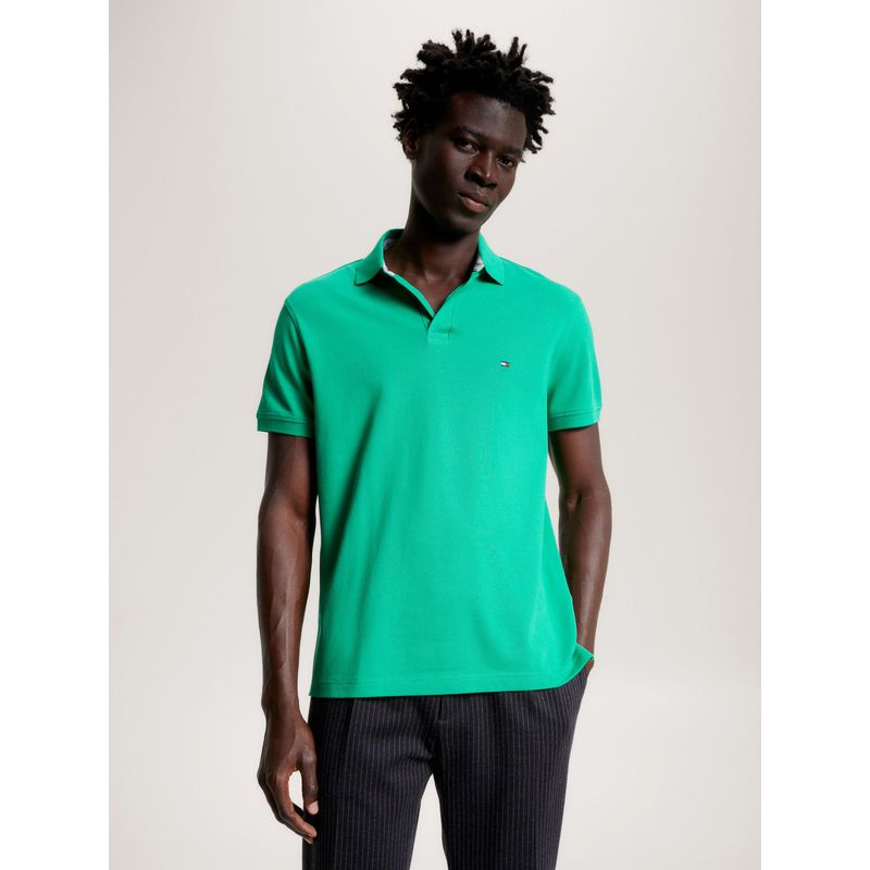 TOMMY HILFIGER - Polo Para Hombre Verde Tommy Hilfiger