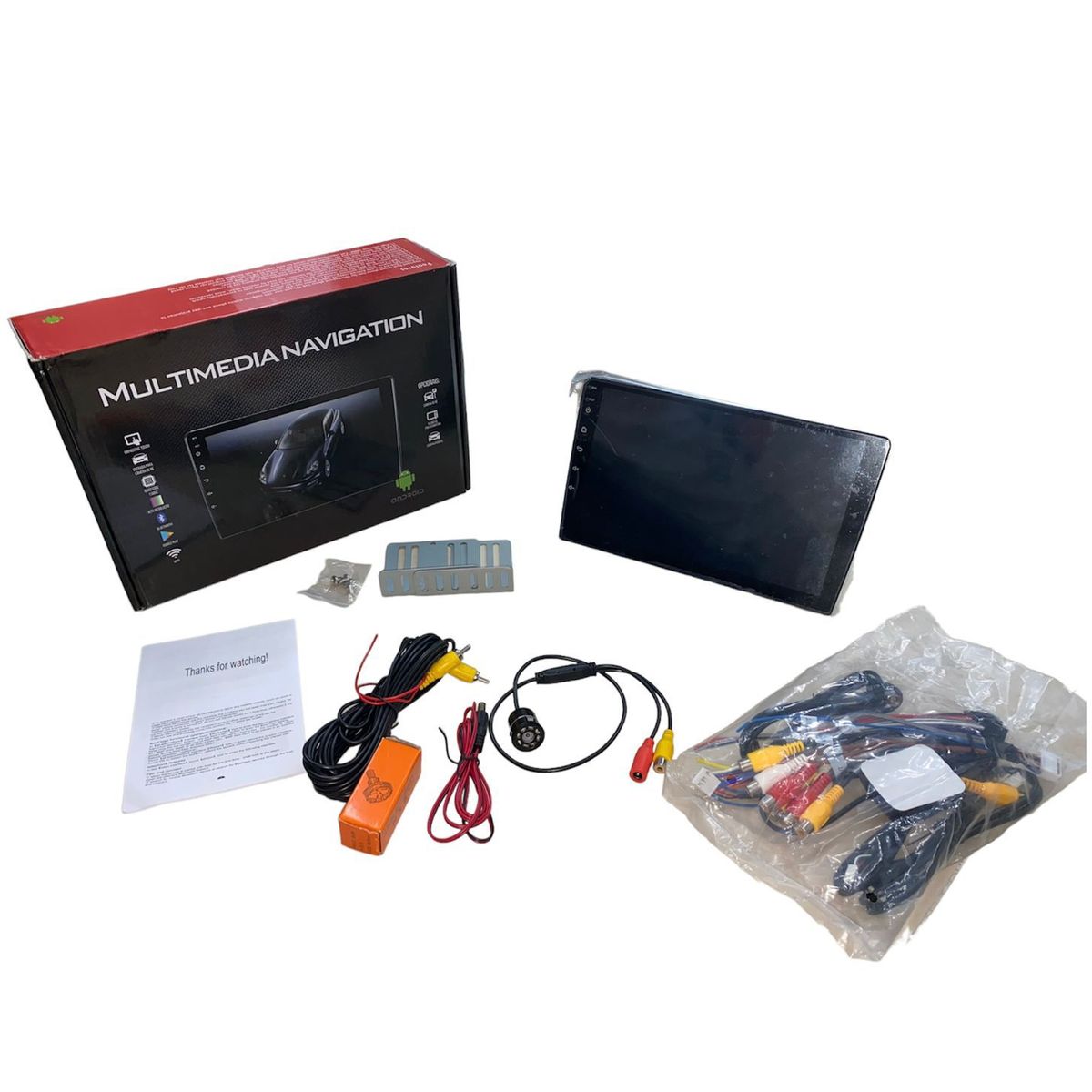 GENERICO - Radio pantalla Android 9 pulgadas 2DIN, CarPlay, Cámara de reversa