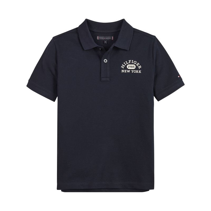 TOMMY HILFIGER - Polo Con Logo 1985 Niño Azul Tommy Hilfiger