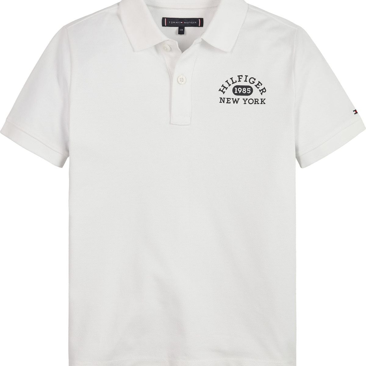 TOMMY HILFIGER - Polo Con Logo 1985 Niño Blanco Tommy Hilfiger