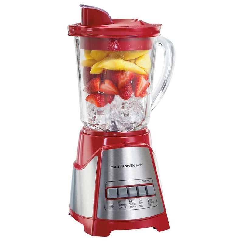 HAMILTON BEACH - Licuadora Hamilton Beach 12 Velocidades 58147 Rojo