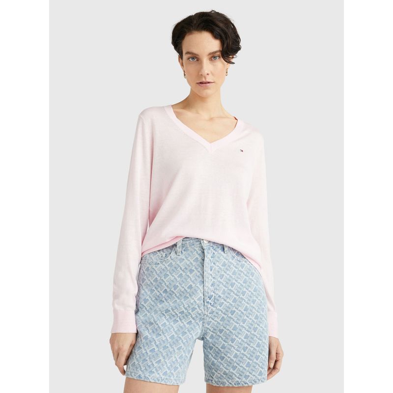 Top De Jeans Con Chaleco Ajustable Para Mujer - Cuello En V, Estilo Casual, Tela Vaquera