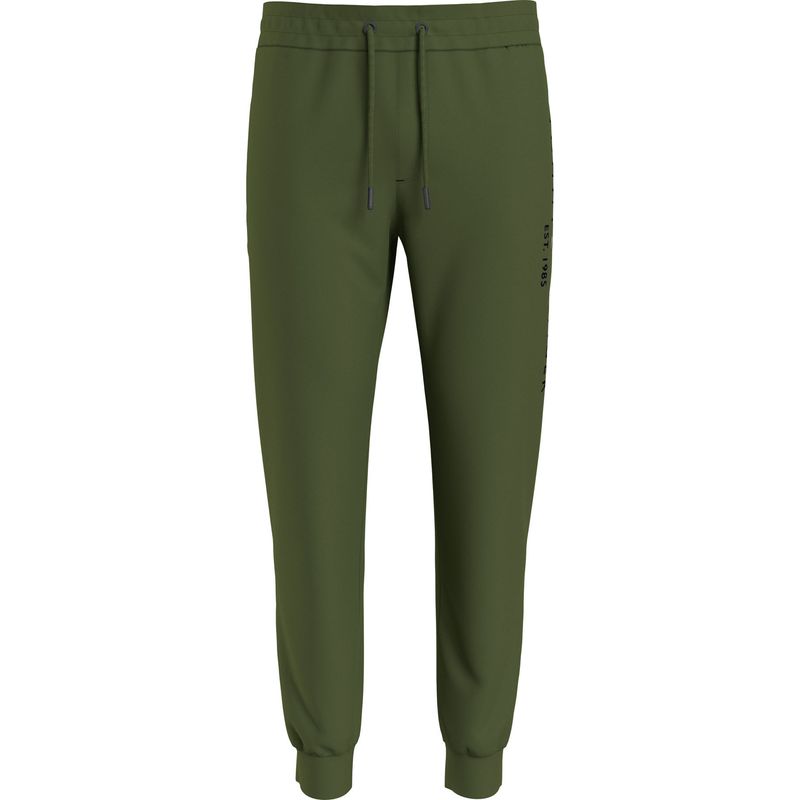 TOMMY HILFIGER - Joggers De Corte Cónico Con Logo Hombre Verde Tommy Hilfiger
