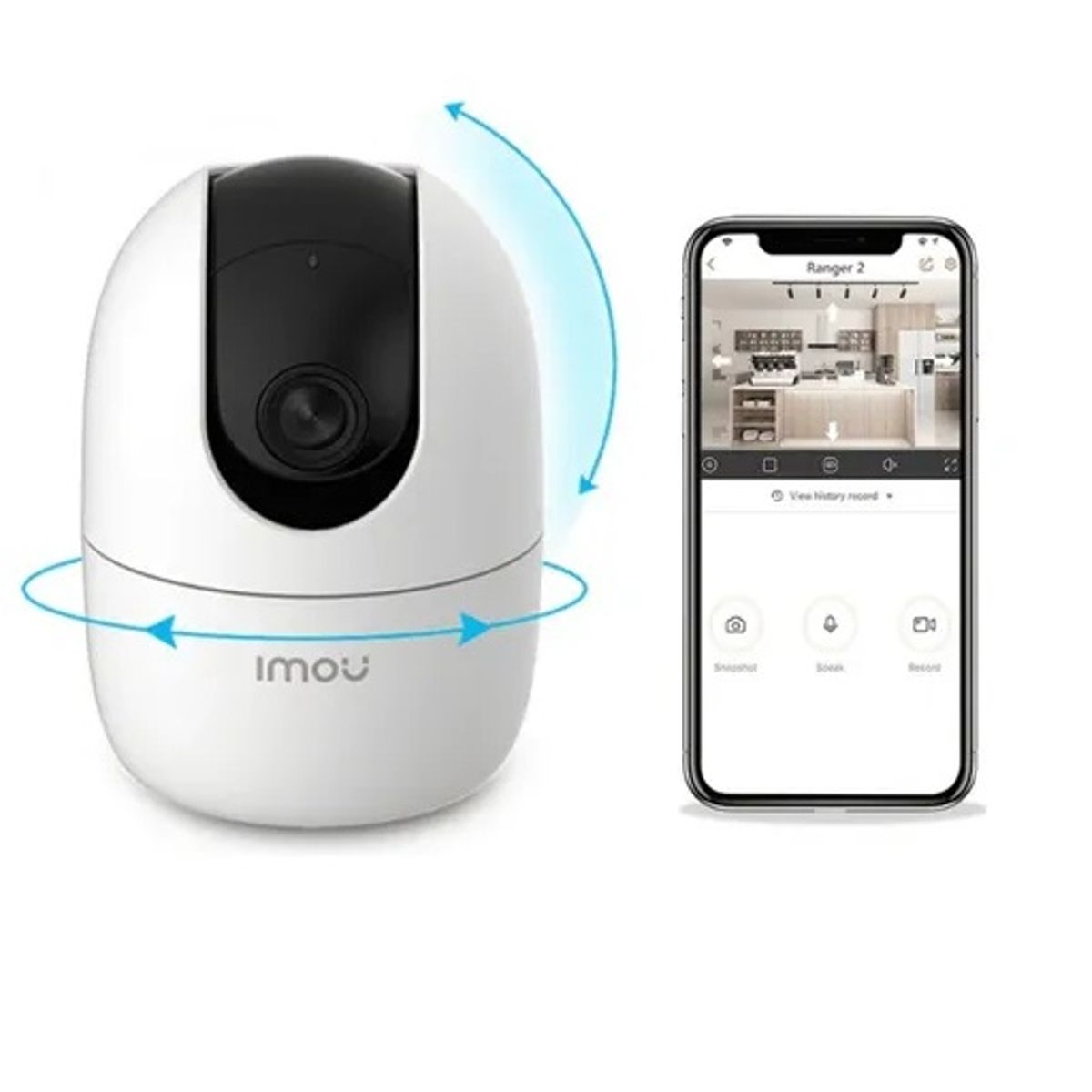 GENERICO - CAMARA IP RANGER2 DE 3MP/2K  WIFI 2.4GHZ CON AUDIO 2VIAS