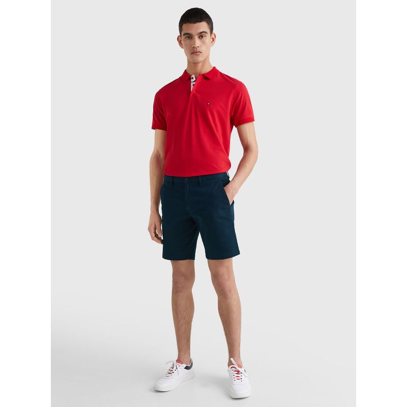 TOMMY HILFIGER - Pantalón Corto Essential 1985 De Algodón Hombre Azul Tommy Hilfiger