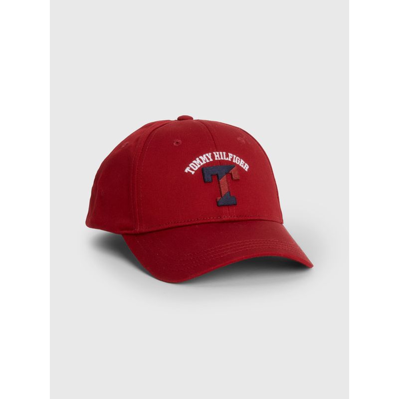 TOMMY HILFIGER - Gorra De Béisbol Universitaria Niños Unisex Rojo Tommy Hilfiger
