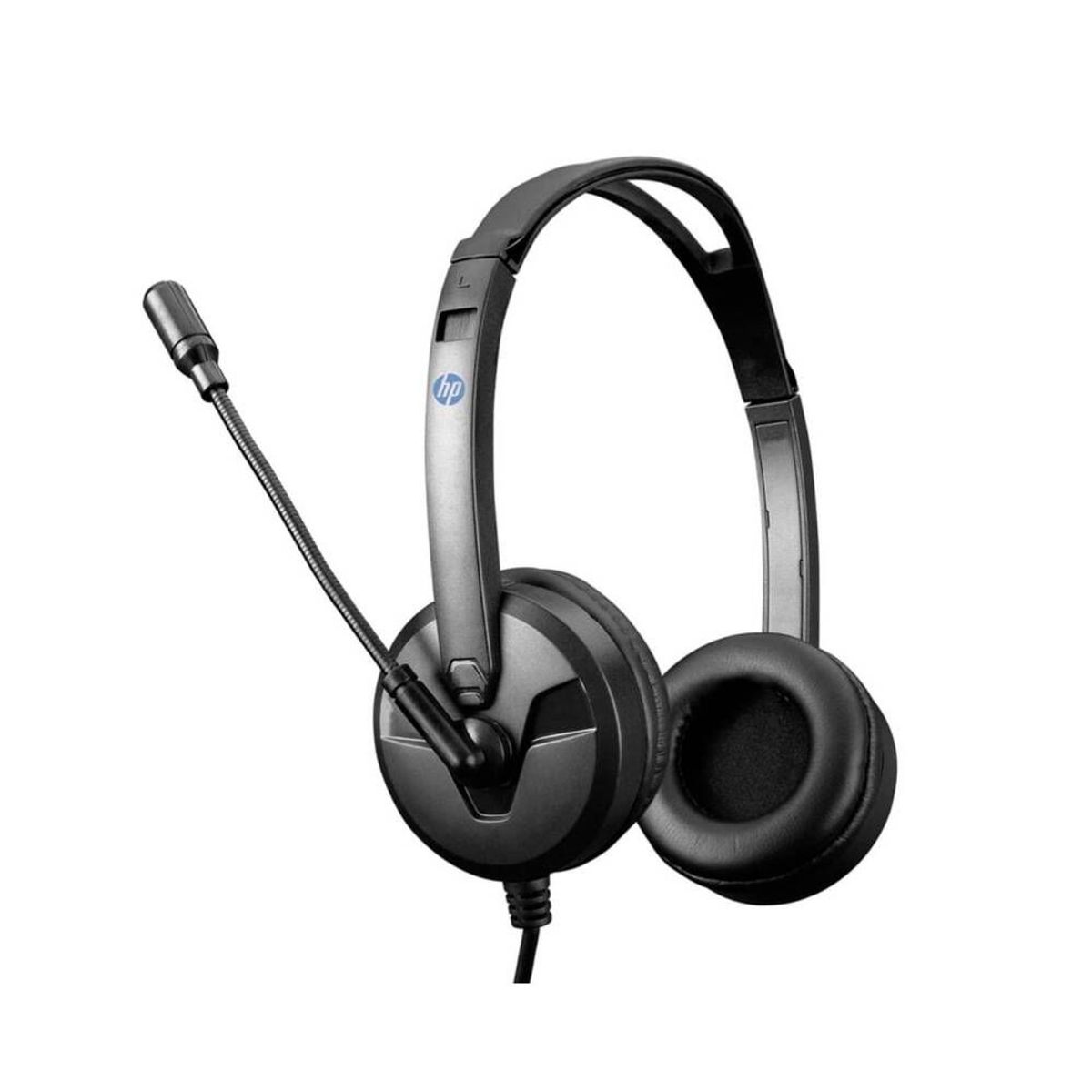 HP - Audifono Auriculares Diadema Con Microfono Universal HP DHE-8009 Negro