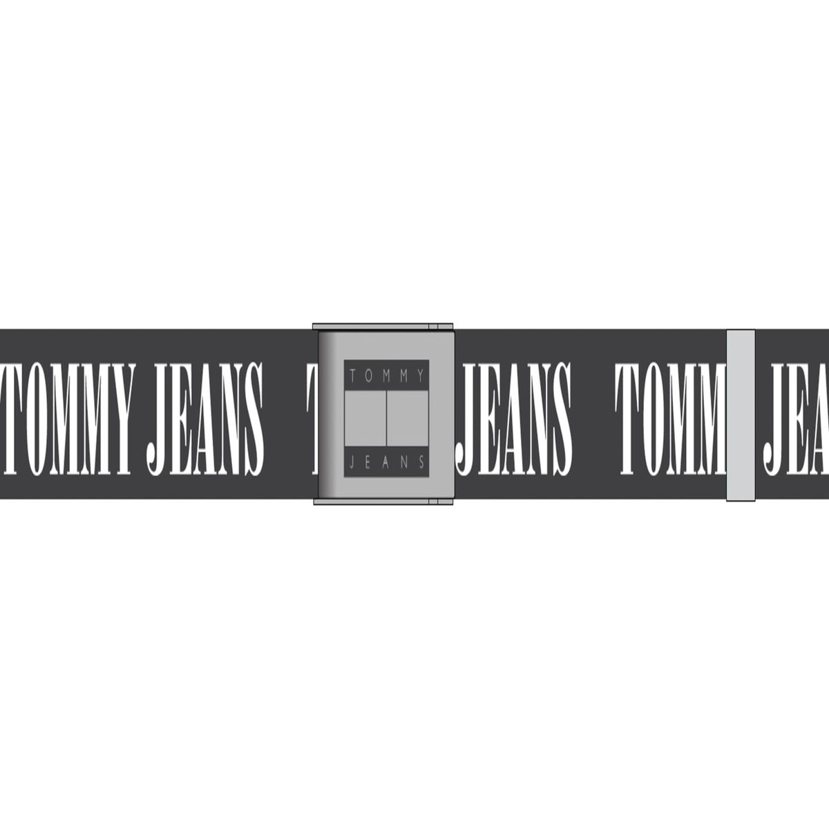 TOMMY HILFIGER - Cinturón De Archivo Patrimonial Hombre Negro Tommy Hilfiger