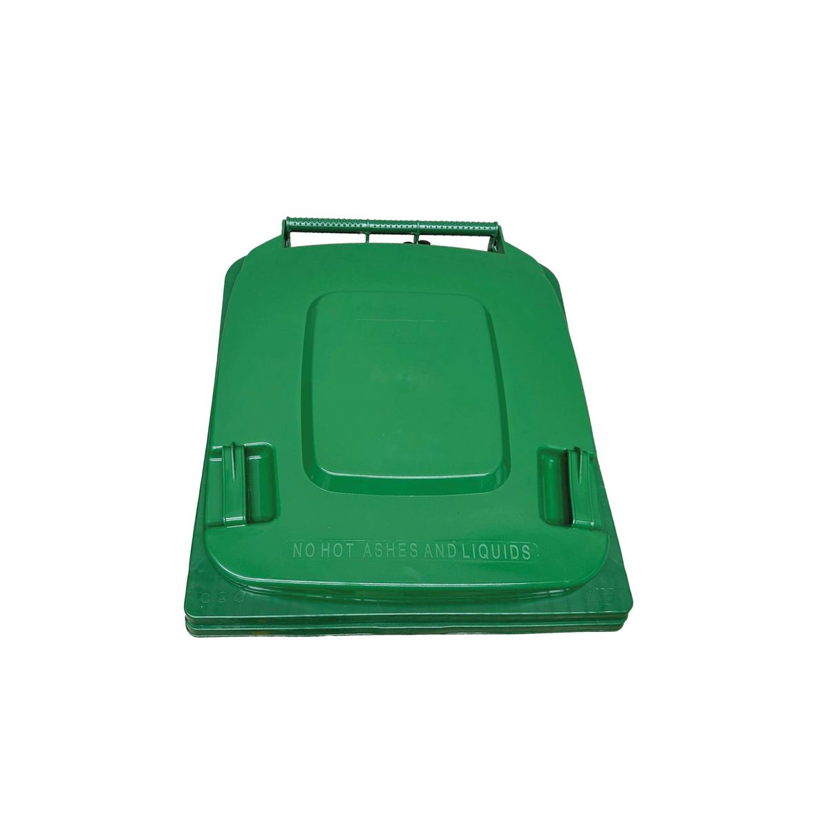 TRIPLE CLEAN - Contenedor de basura de 360 litros verde