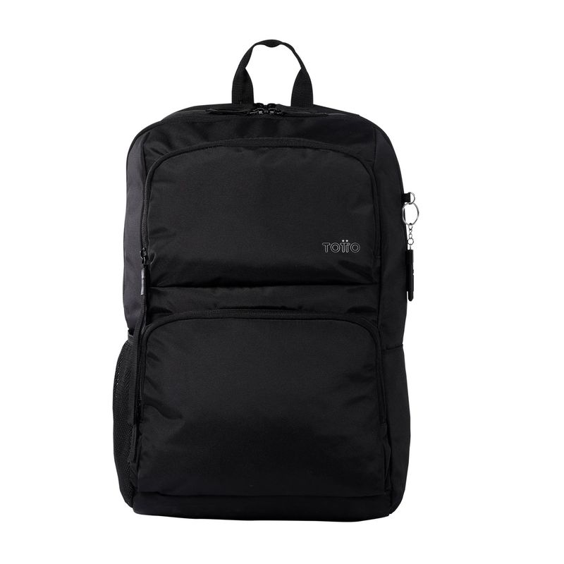 TOTTO - Morral Universitario Porta PC 14" Cloud Negro Unisex