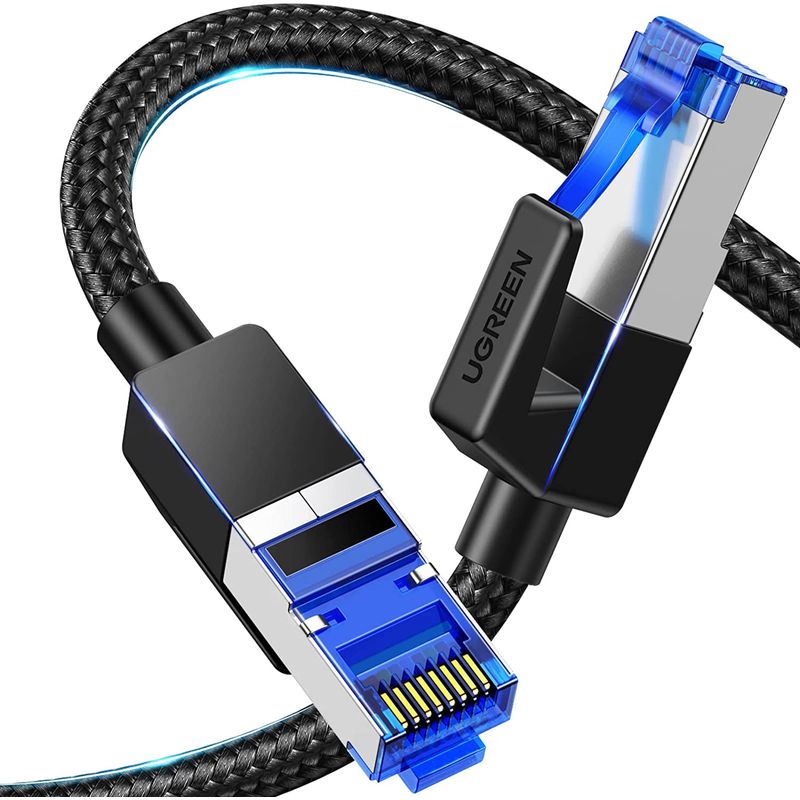 UGREEN - Cable De Red Cat8 Conector Rj45 40 Gbps 2000mhz Ethernet 15m