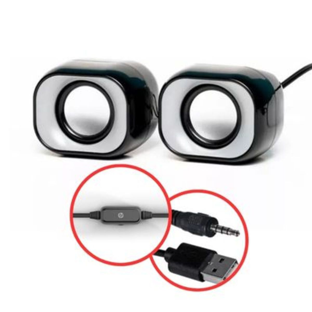 HP - Par Parlantes Para Computador - Multimedia 6 W HP DHS-2111